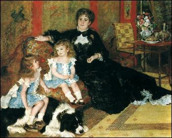 Pierre Auguste Renoir : Portrat der Frau Charpentier und ihre Kinder